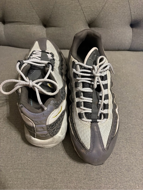 Nike Shoes - Nike Women's Gray, Black and White Mesh Lace-Up Sneakers